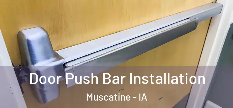 Door Push Bar Installation Muscatine - IA