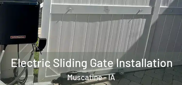 Electric Sliding Gate Installation Muscatine - IA